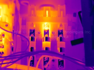 Infrared Thermal Image of Fuses